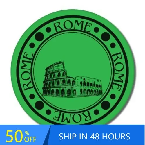 

Rome Travel Round Funny Camper Van Laptop Truck Car Waterproof Vinyl Decal Decoration Unique Trendy Vintage Cute Cool
