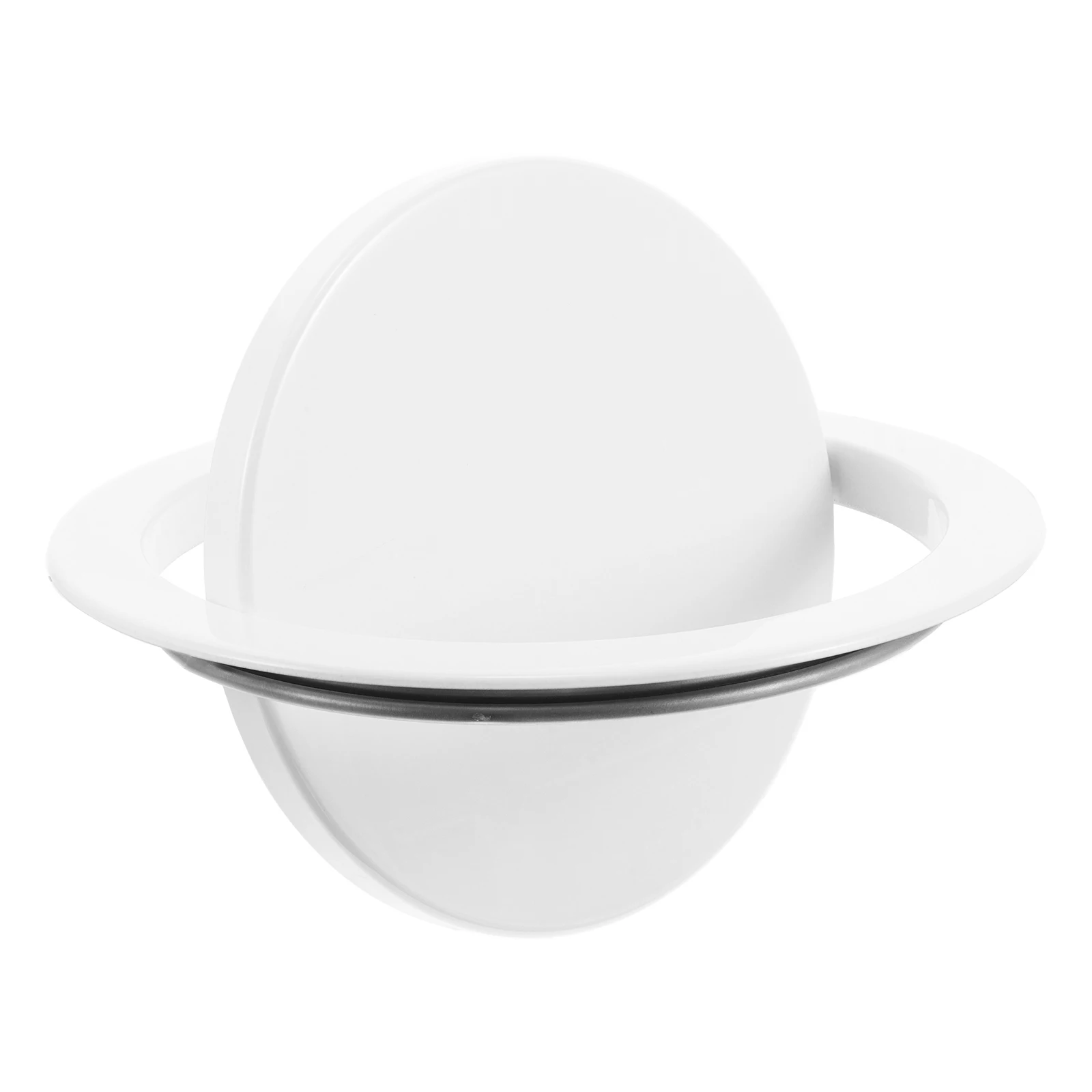 

Embedded Countertop Stainless Steel Swing Flap Space Saving Kitchen Bathroom Garbage Cover Round Trashbin Office Heavy Duty