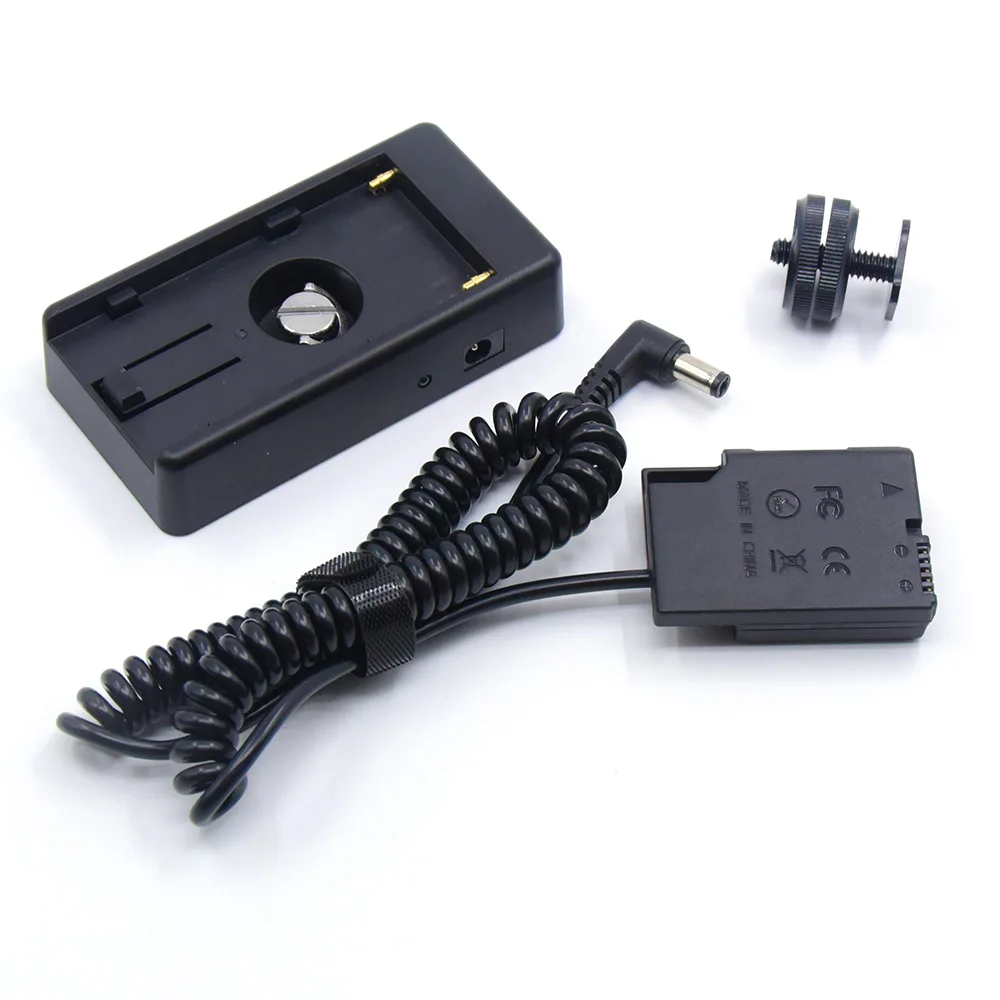 

NP F550 F750 F970 Battery Adapter Plate Kit With EN EL14 Dummy Battery EP-5A For Nikon D3200 D3300 D3400 D5200 P7000 P7100 P7800