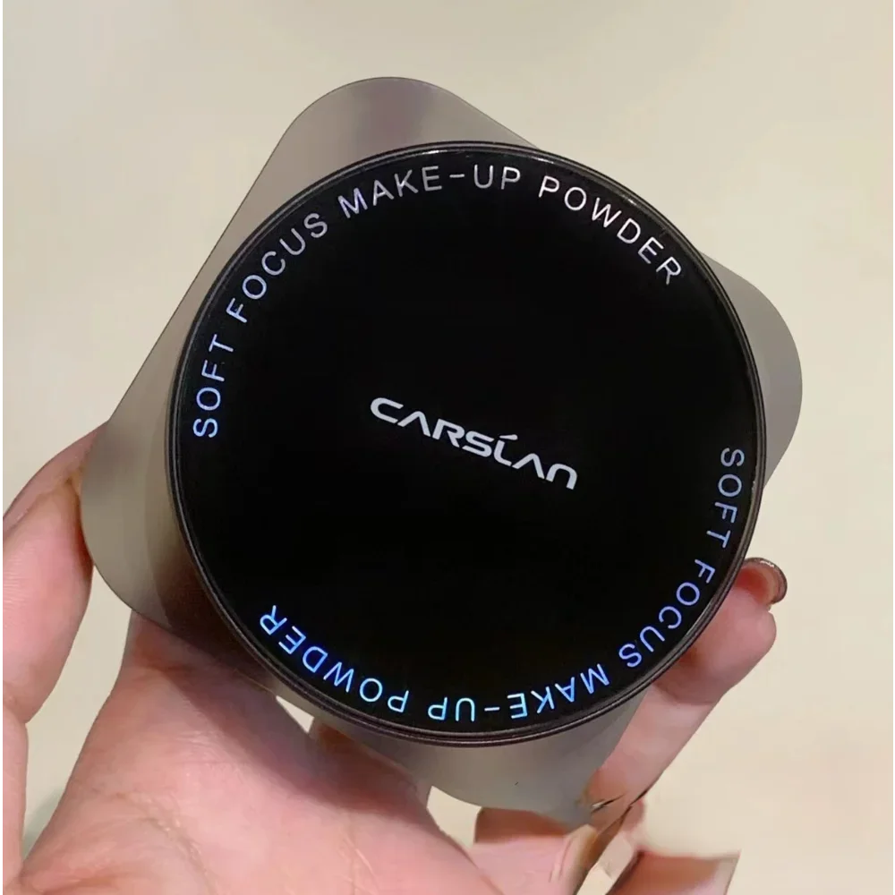 

CARSLAN Black Magnetic Translucent Loose Setting Powder Makeup Waterproof Long-Lasting Matte Oil-Control Facial Makeup Cosmetics