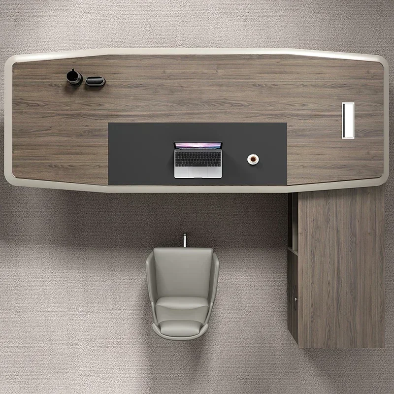 

Practical Practical Office Furniture: Light Luxury, Simple And Simple, Modern Executive Desk Desk And Chai