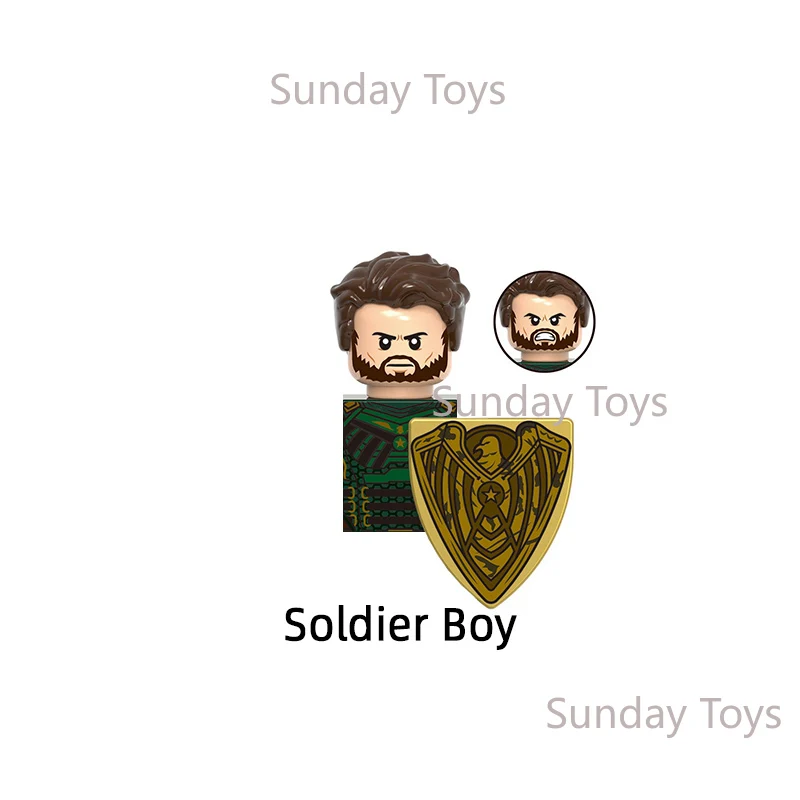 Homelander Starlight Soldier Boys Crimson Countess Stormfront A Train Queen Maeve Deep Model Blocks MOC Bricks Set X0337