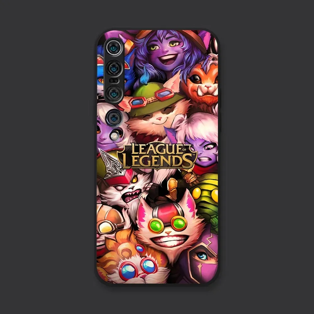 Casing ponsel League of Legends, sarung HP hitam SUltra untuk Xiaomi 11 Redmi Note 11 5G 8T 9A 9 10T Note8Pro Note9 12