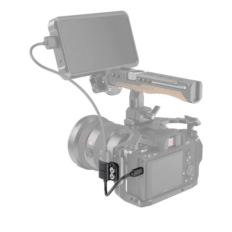 Smallrig Ultra Slim 4K Adapter Cable D To A For BMPCC 4K For Sony A7R IV, A7RIII, A7III, A7II view 5