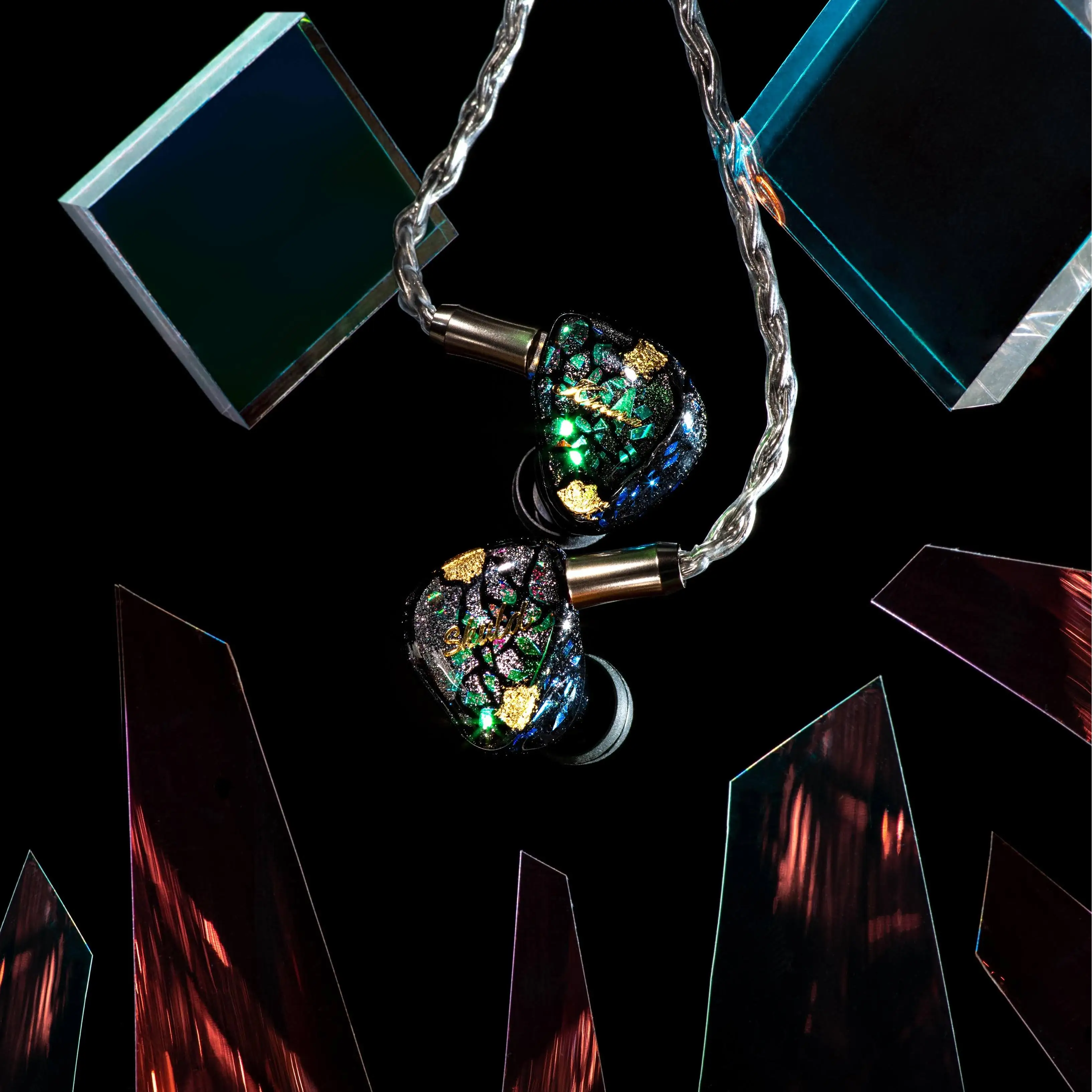 Kinera Skuld سماعة 5BA رصد سائق في الأذن سماعة IEMs مع كابل قابل للفصل 4.4 مللي متر التوصيل متوازن لسماعات الموسيقى Hfi