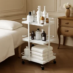Beauty Salon Trolley Cart Web Celebrity Cosmetics Nail Storage Rack Iron Art Hairdressing Special Multi-functional Salon Trolley