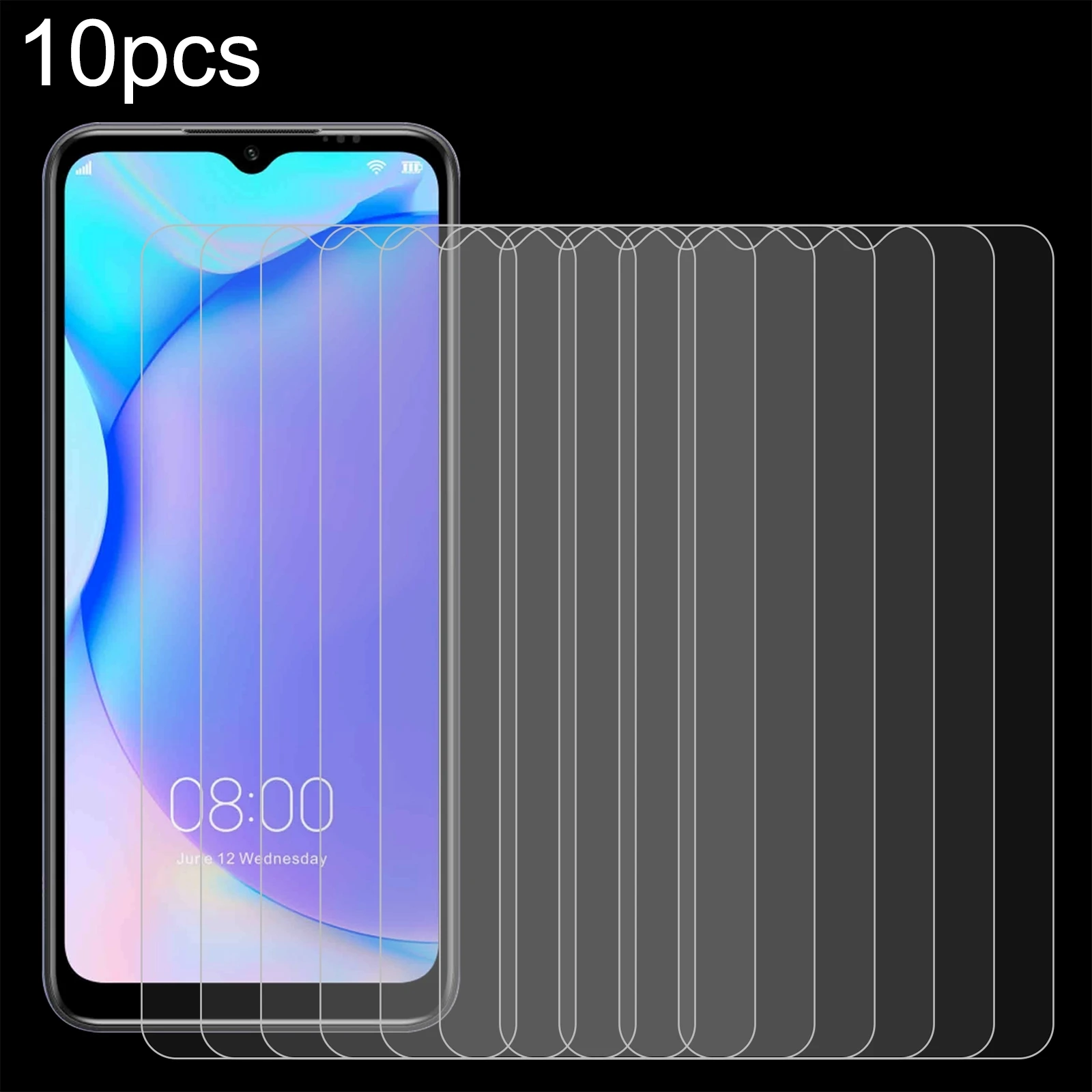 

ForDOOGEE N50 Pro 10pcs 0.26mm 9H 2.5D Tempered Glass Film Phone Screen Protector