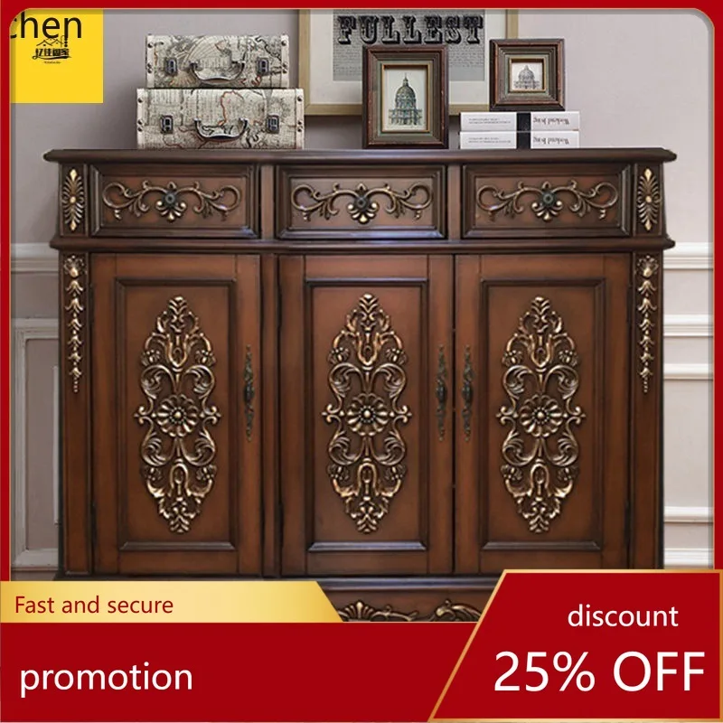 

HXL Shoe Cabinet Solid Wood Entrance Cabinet Adjustable Detachable Partition Storage Cabinet