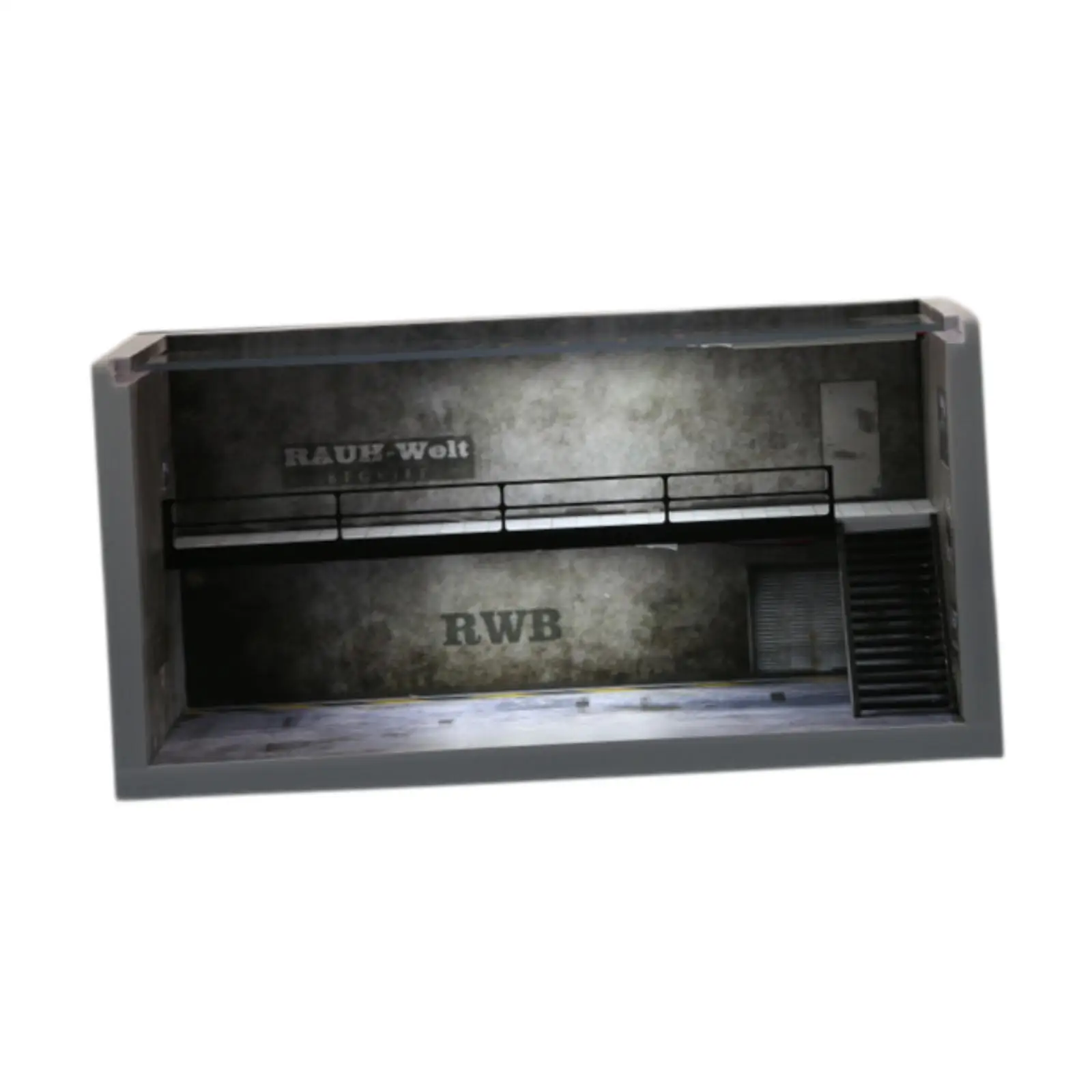 Vetrina per auto modello 1/64 con luce LED e scatola espositiva con copertura in acrilico