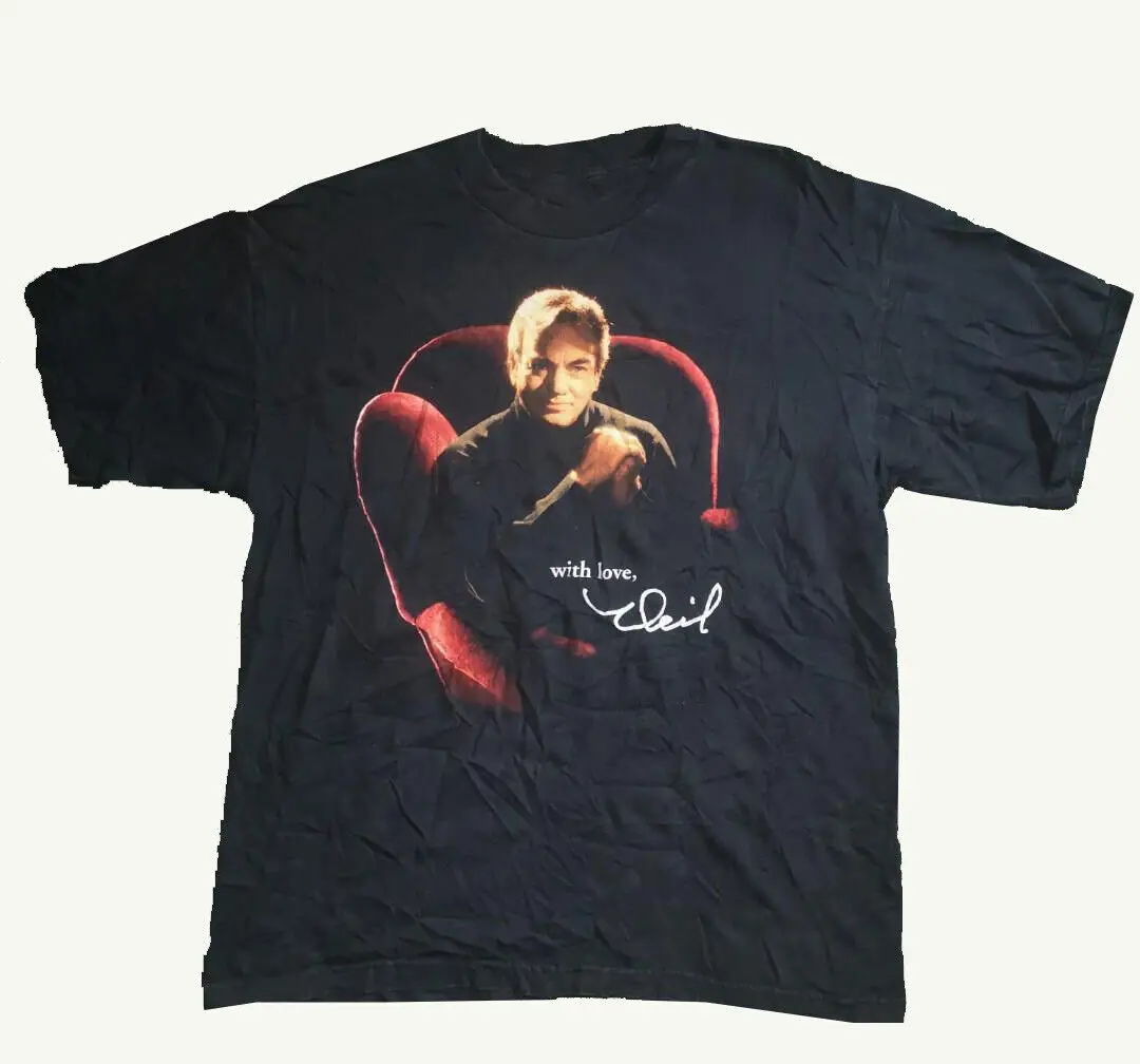 With Love Heart Neil Diamond Shirt Classic Black Unisex S-4XL LI951