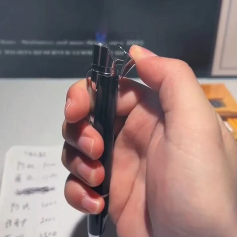 

New Ultra Thin Long Strip Metal Jet Butane Cigarette Lighter Creative Torch Lighter Pen Mini Turbo Lighters Portable Gadget Tool