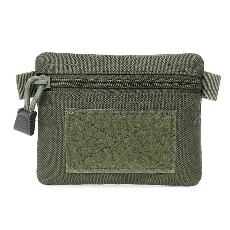 Tactical EDC Pouch EDC Organizer Mini Tool Pouch for Knife/Tactical Pen/Card Men's Slim Pocket Key Coin Purse for Daily Carry