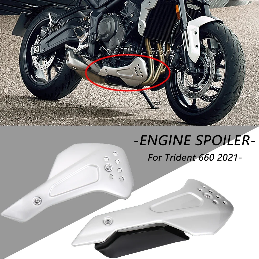 Nieuw Voor Triumph Trident 660 Motorfiets Accessoires Lagere Motor Spoiler Motorkap Bescherming Kuip Buik Pan Buik Pan Motor