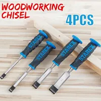 4PCS/SET Wood Carving Chisel Set Woodworking Wood Chisels Carving Wood Graver Gouge Carpenter Sculpture Tool 6/12/18/24mm