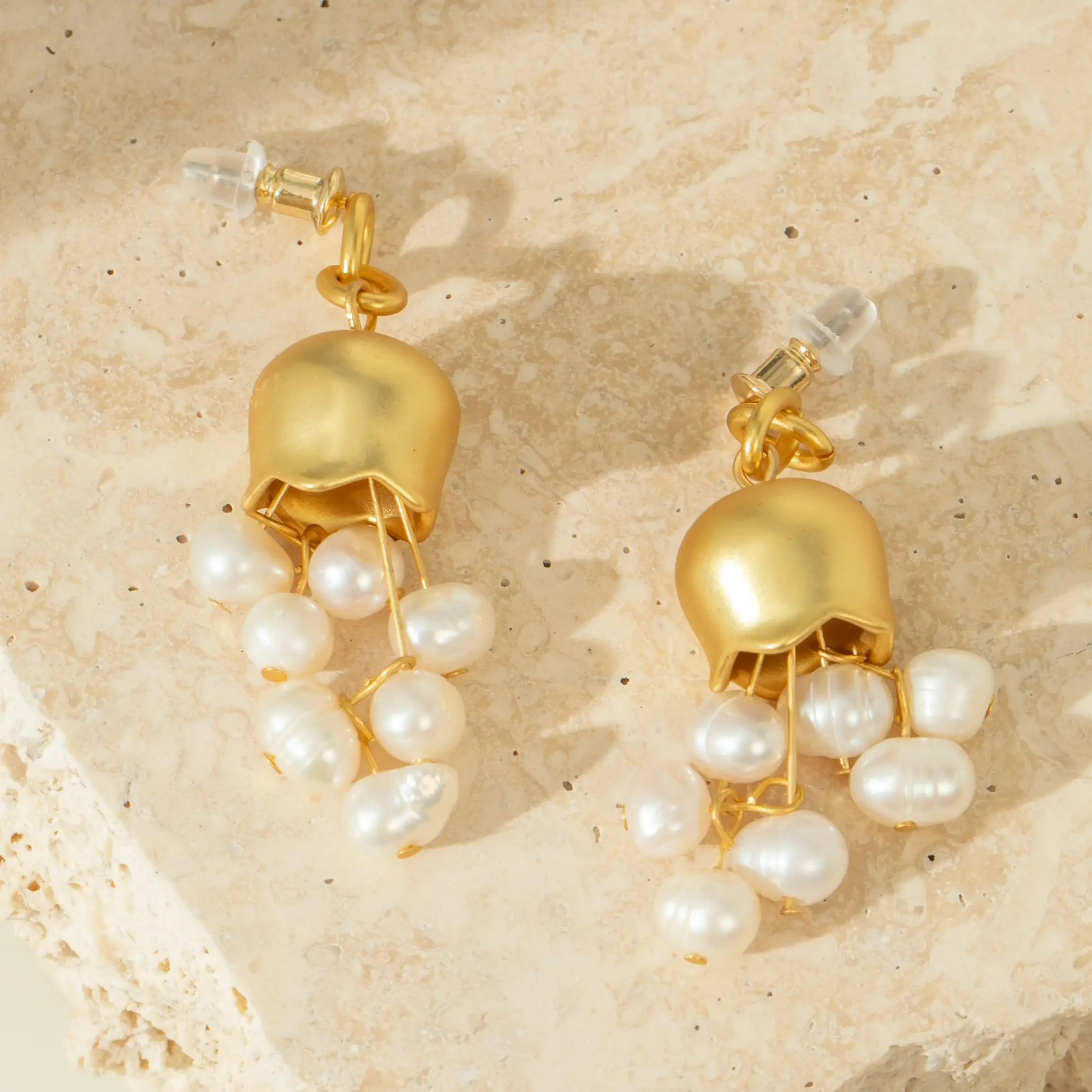 

100% натуральные пресноводные серьги, золотые серьги с виноградным кластером, бирюзовые серьги-капли для женщин - винтажные висячие драгоценности в виде листьев