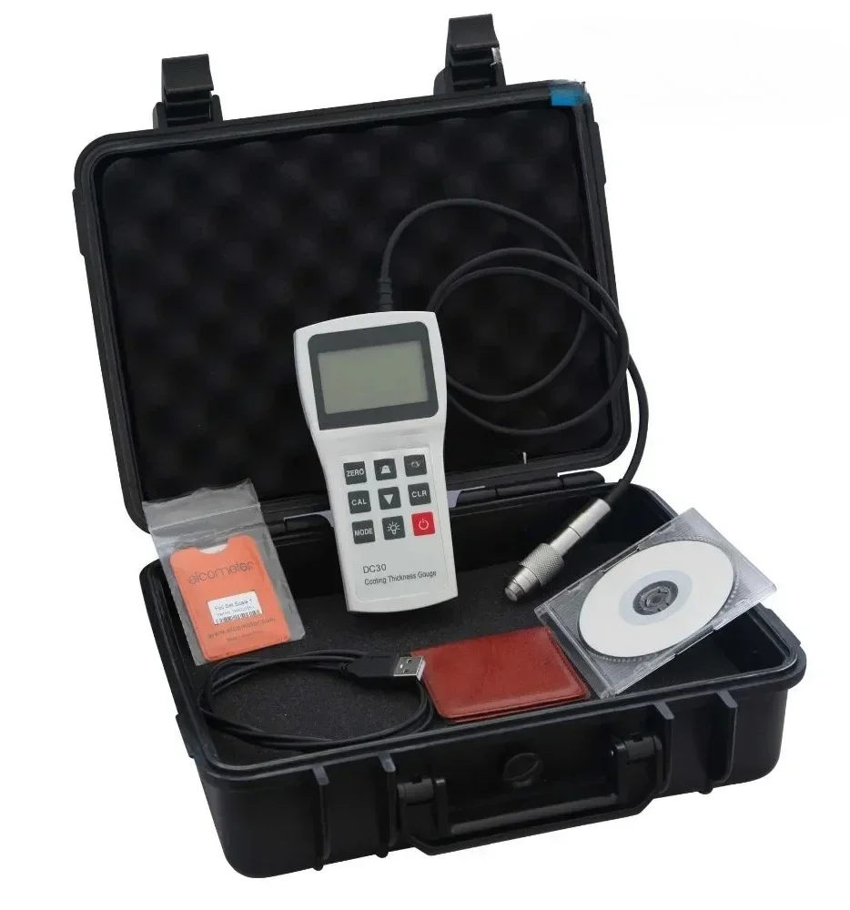 

new2025DTEC DC30F Digital Coating/Painting Thickness Gauge with Data Pro Software,Measuring Rang:0-3000um,Best-selling Gauge