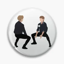 Minsung Doing Stay Is Signal On Wheekly I  Soft Button Pin Brooch Badge Cute Cartoon Clothes Metal Creative Funny Lapel Pin
