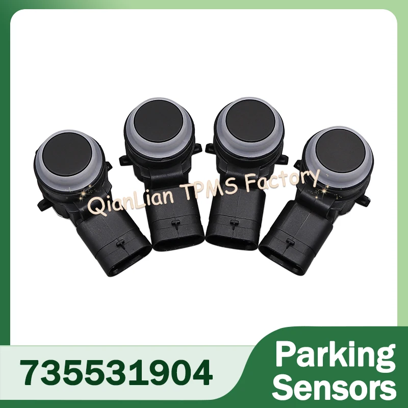 1/4PCS 735531904 PDC-Sensor für Jeep Renegade Compass II Fiat 500 500X 500L Panda III Auto-Einparkhilfe-Zubehör