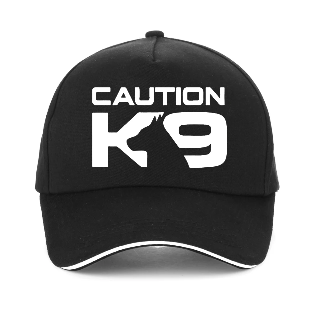 caution K9 Baseball Cap  Featuring a Classic K9 caps Malinois Design Both Men Women Perfect Adjustable hats