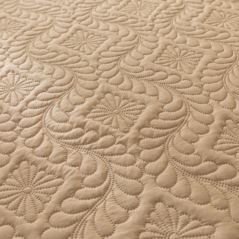 Waterproof Quilted Mattress Cover - Cotton Top, Antibacterial Fiber Fill, TPU Waterproof Layer - A-Class Health Standard