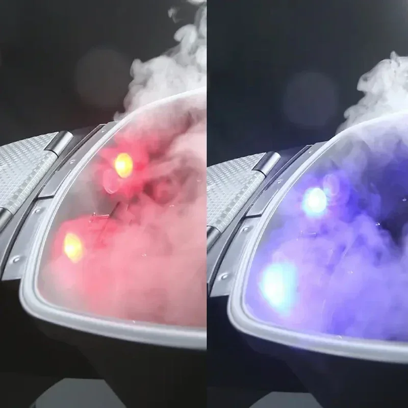 Professional Ultrasonic Micro Mist LED Light Nano Mist Ozone Hair Steamer for Salon Home Hair Care Deep Conditioning