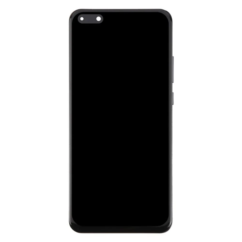 For Huawei P40 Pro Grade C LCD Screen and Digitizer Assembly + Frame Part (TFT Technology) (Without Logo) - Black