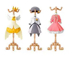 Bandai Genuine Card Captor Sakura Gashapon Toys P3 Kinomoto Sakura Clothes Hanger Magic Wand Delicate Model Ornament Toys