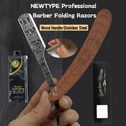 Professional Men‘s Manual Straight Shaver Razor Stainless Steel Barber Tools Safety Razor Shaving Beard Knife Fold Razors Holder