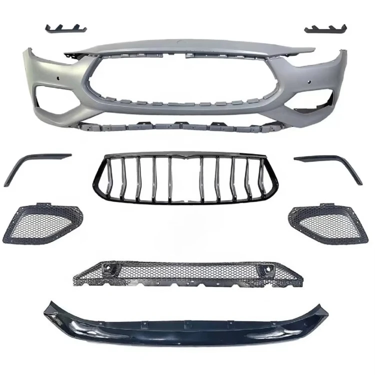 

Old to New GTS Style Modified Front Bumper Body Assembly for 2014-2021 Maserati Ghibli