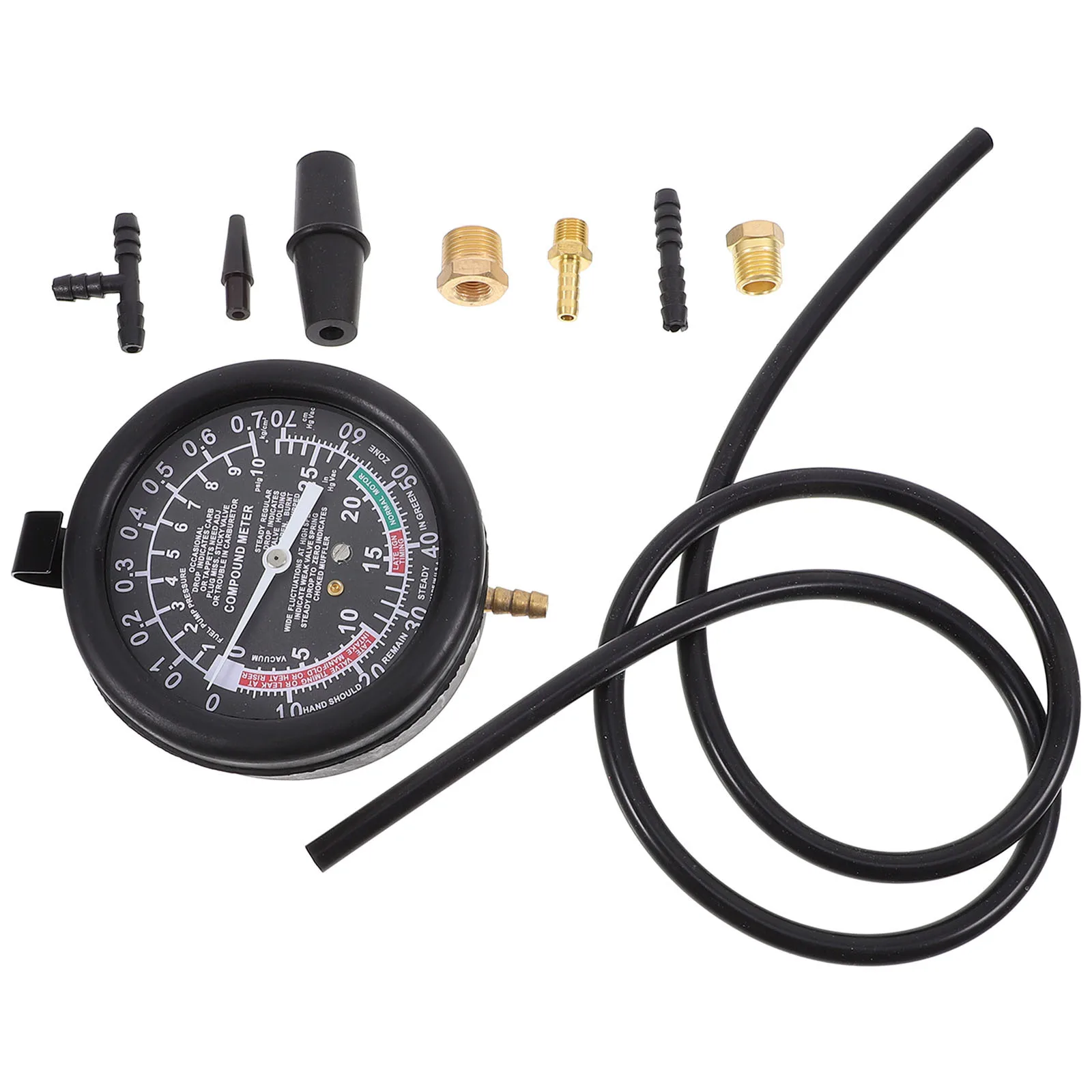 

Вакуумный манометр-1 комплект тестера давления масла для обнаружения утечек топливной системы двигателя, диагностический инструмент для автомобиля