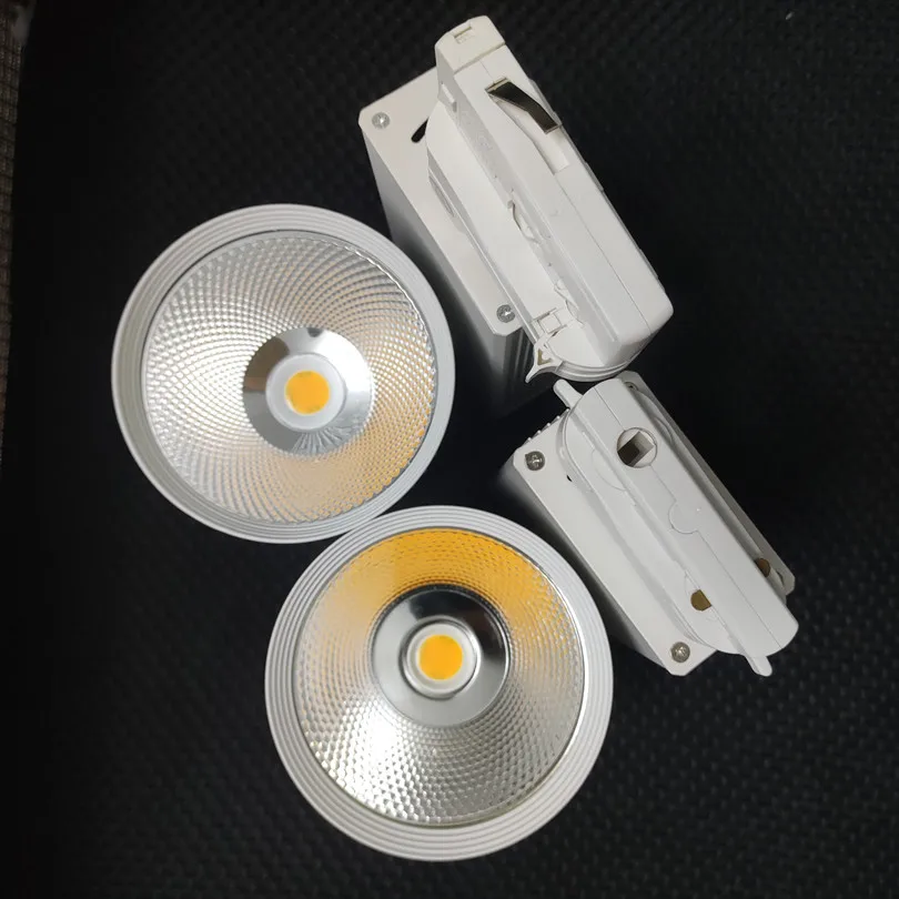 

40W 2 Wires 3 Wires 1Phase 4 Wires 3 Phase 40W LED Track Light Ceiling lamp spotlight Rail light for Shop Store Lighting