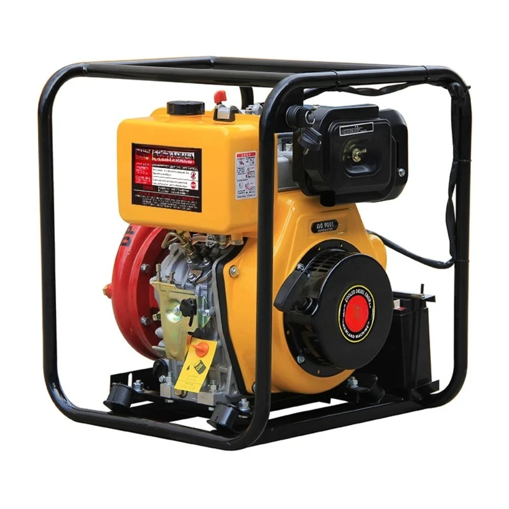 DP30HCI 186F 3 Inch Red Cast Iron High Pressure Water Pump Engine Agricultural Water Pump