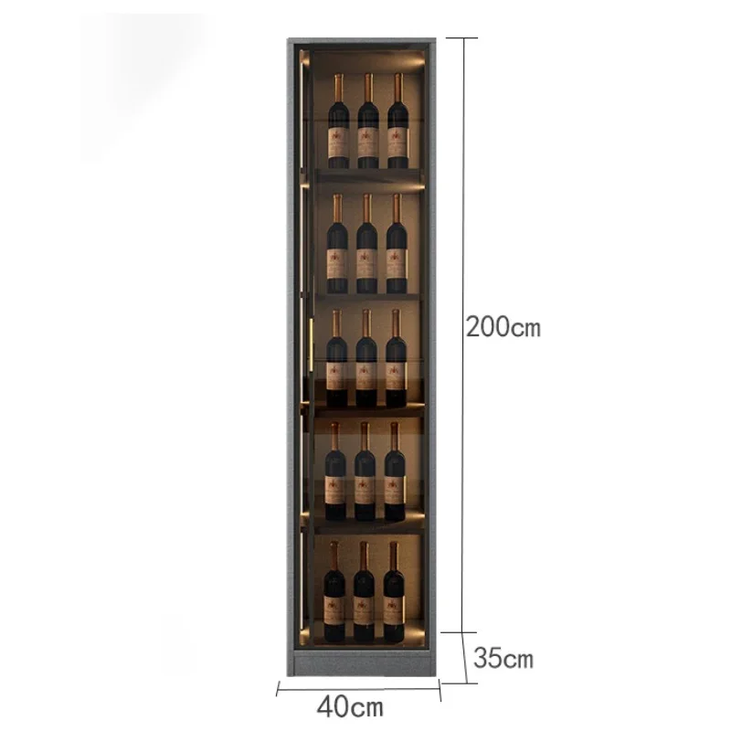 Armoires à vin en bois de stockage de luxe, salon français ou mur, moderne, mueble, Licorera, bar, meubles, QF50JG