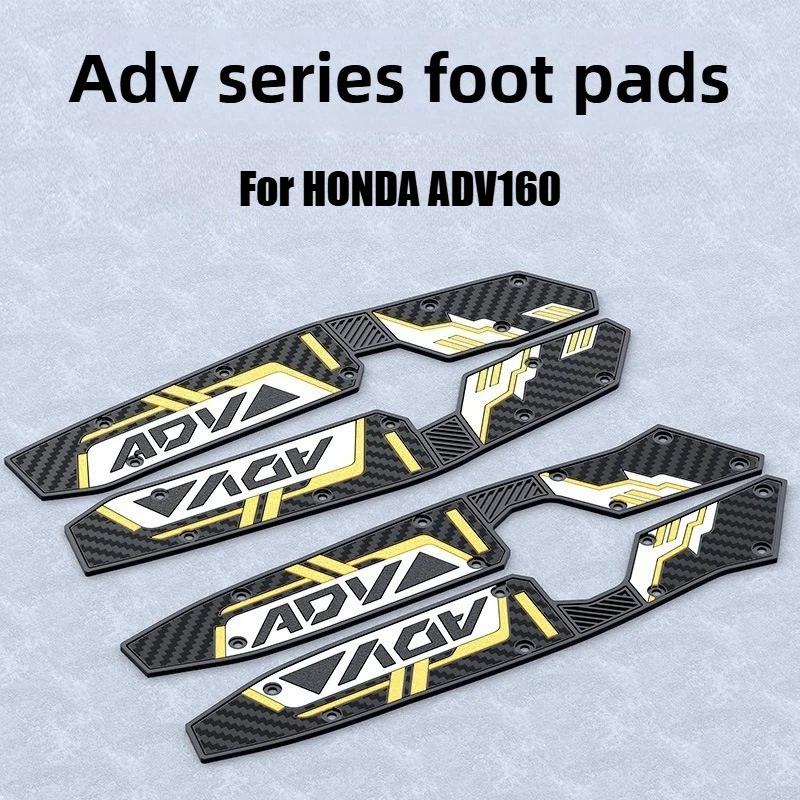 

Для Honda ADV160 ADV 160 мотоциклетные подушечки для подножек, нескользящие подножки, резиновые подушечки для ног, декоративные аксессуары