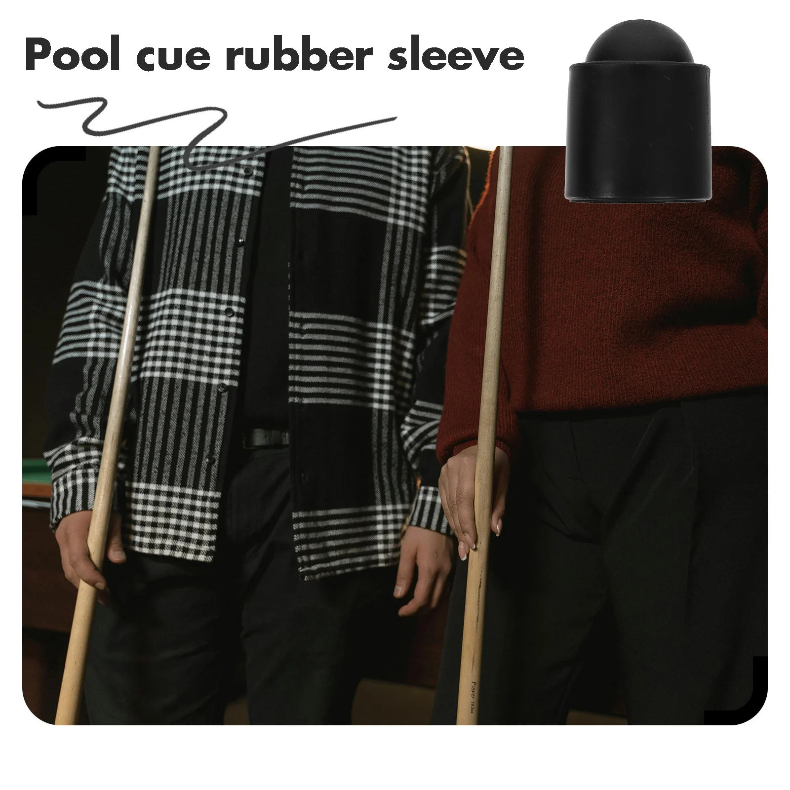 

25pcs Billiard Rod End Protector Shockproof Rubber Cover For Pool Cue Tip Protection Replaceable Cue Ends Protectors Snooker