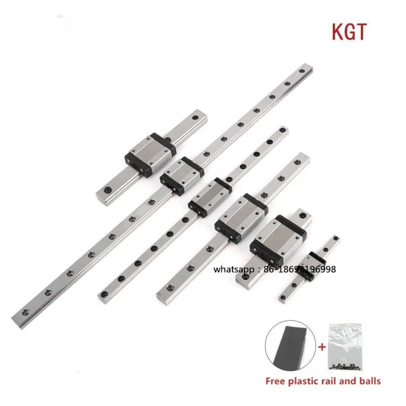 

Миниатюрная линейная направляющая KGT MGN7H MGN9H MGN12H MGN15H RoHS, длина от 100 мм до 1000 мм, каретка для 3D-принтера, деталь для ЧПУ MGN12C
