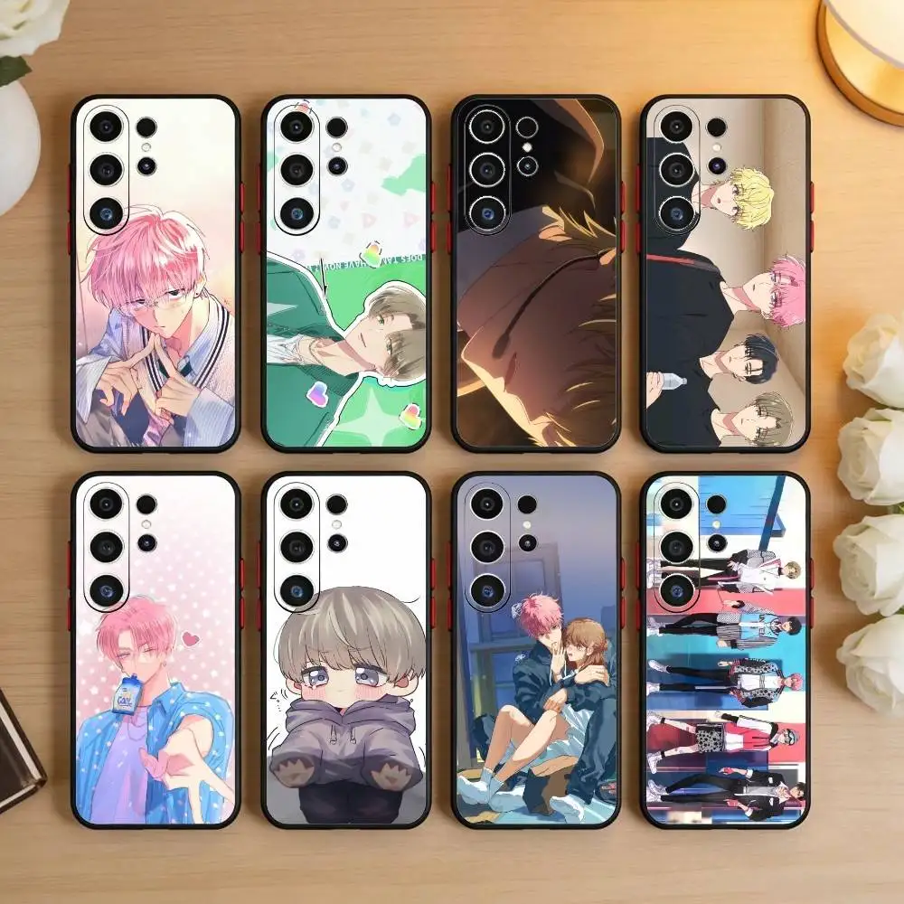 

W-Tamon's B-Side Phone Case For Samsung S26,S25,S24,S23,S22,S21,S20,Ultra,Plus,FE Black Soft Cover