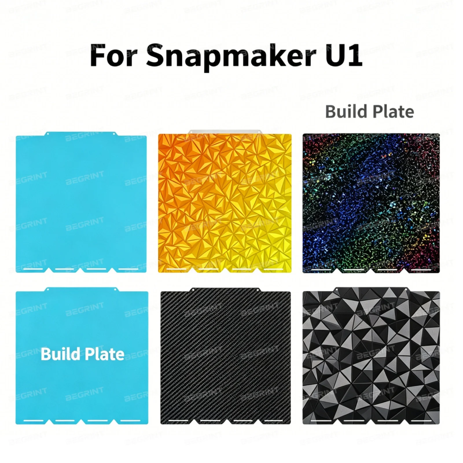 Image of Für Snapmaker U1: Verbesserte Glacier Cold Build Plate 270x270mm Stahlplatte – 3D-Druckerteile für Snapmaker U1 3D-Drucker