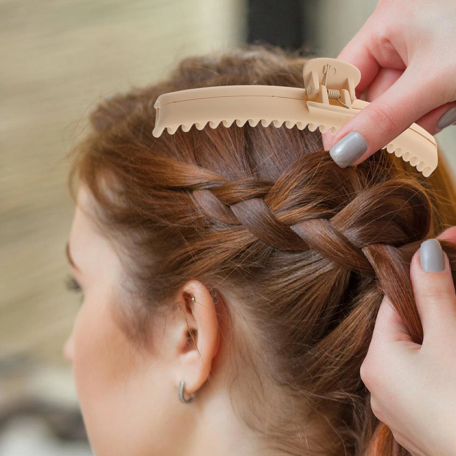 

Large Matte Claw Clips Shark Tooth Hairpin For Fine Thin Short Elegant Updo Hold All Day Styling Fun Hair Accessories Bone Hair