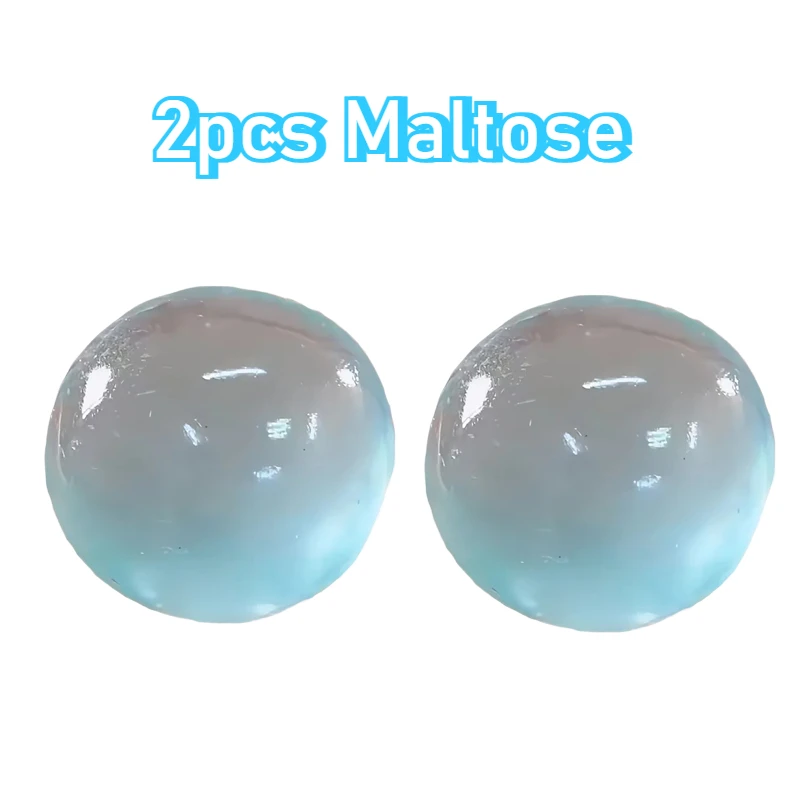 Blauwe Maltose Squishy Speelgoed Leuke Mochi Anti Stress Fidget Speelgoed Zacht Gesimuleerde Bule Transparante Bal Snel-rebound Decompressie Speelgoed
