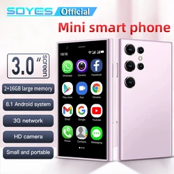 SOYES S23 Pro 3.0 pollici piccolo Smartphone Android8.1 2GB RAM 16GB ROM Dual SIM Standby 1000mAh 3G telefono cellulare compatto di rete