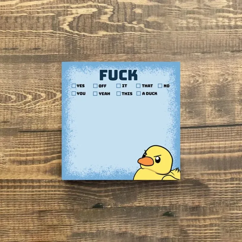 Funny Sassy Duck Sticky Notes. Funny Sassy Duck Sticky Notes