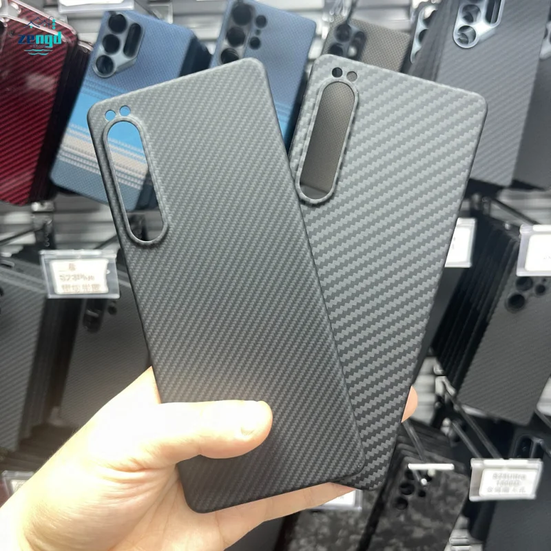 

For Sony Xperia 1 IV V Aramid Fiber Lightweight Slim Business Style Protective Case
