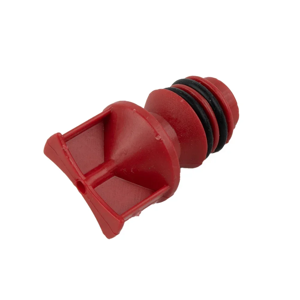 2pc Air Compressor Oil Plugs Red Plastic Male Thread Dia Oil Breather Cap  For Air Compressor Air Compressors Accessories