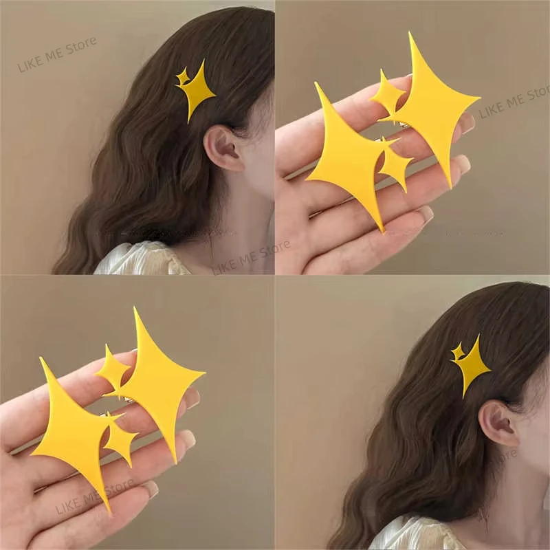 Süße Cartoon-Stern-Haarspangen für Frauen Revue Starlight Kagura Hikari Cosplay Stern-Haarklammern Kopfschmuck Mädchen Haaraccessoires – Detail 1
