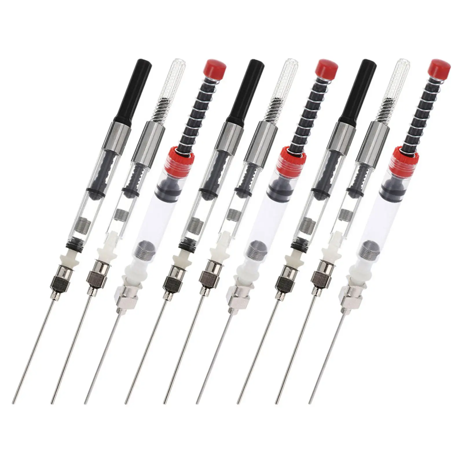9Pcs Universal Ink Converter for Fountain Pens 3.4mm 2.6mm Diameter Refillable Push Twist Mechanism Compatible with Classic