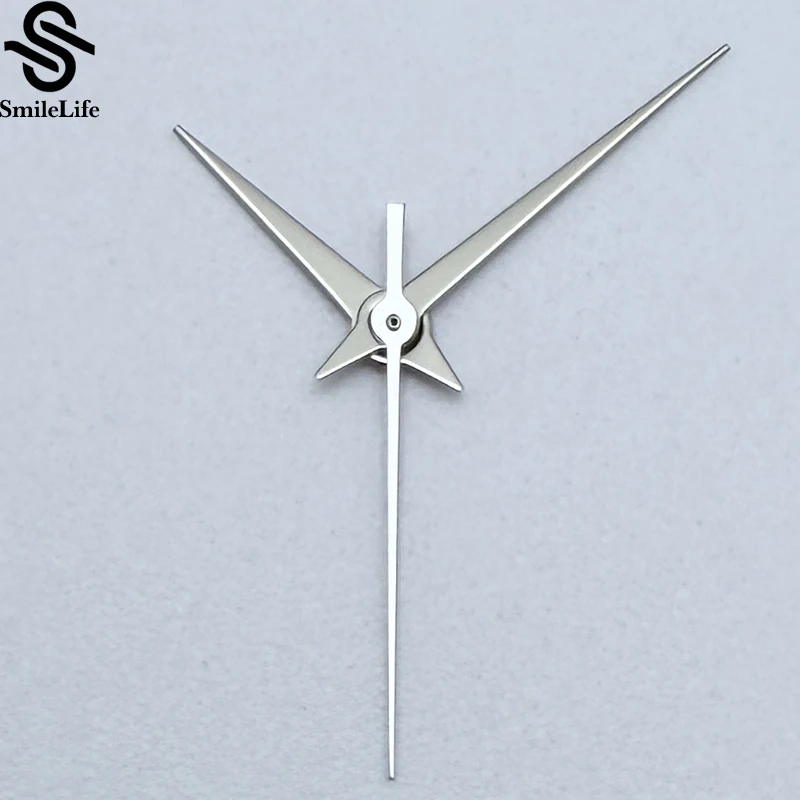 SmileLife New Silver Simple Polished Hands for Japan NH35/NH36/4R/7S Automatic Movement Mechanical Watch Accessories