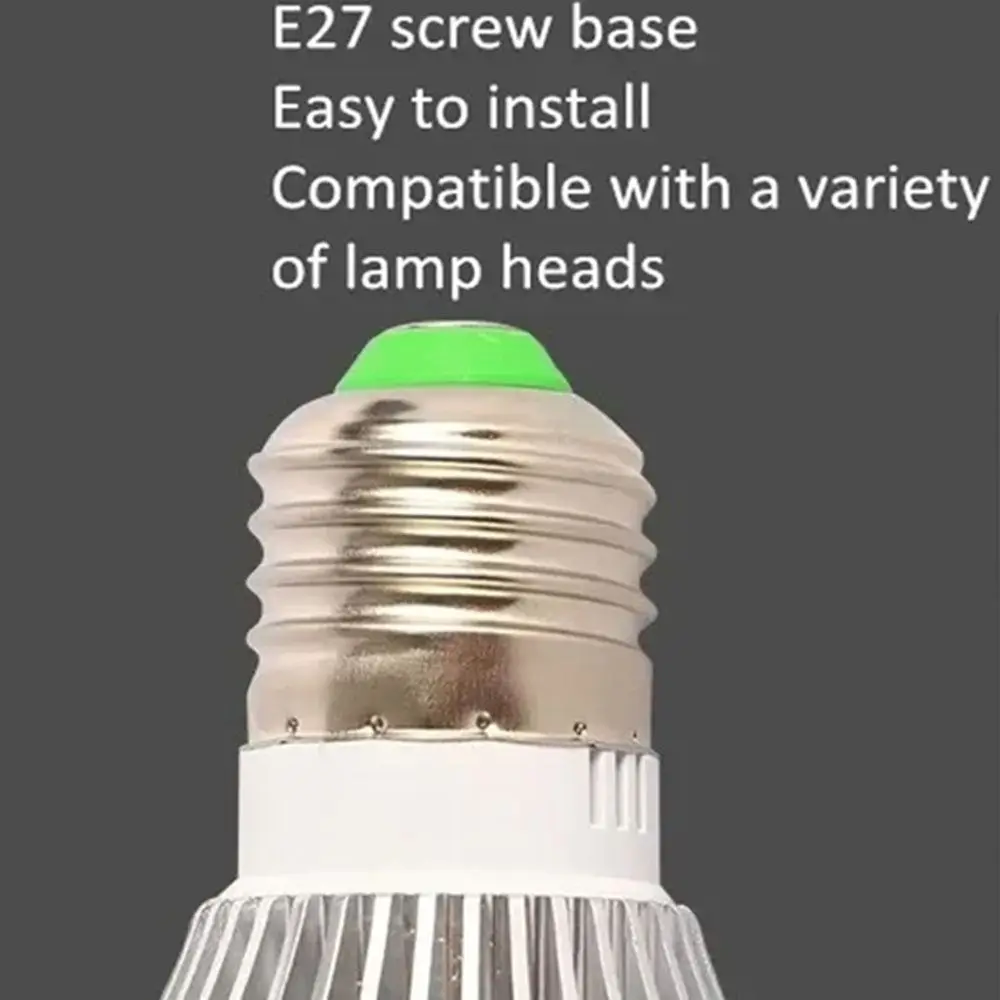 LED لمبة الضوء الزواحف UVA UVB E27 تررم مصباح الإضاءة الطيف الكامل 5.0/10.0 لمبة تسخين الحيوانات الأليفة الصغيرة لثعب السحلية السلحفاة