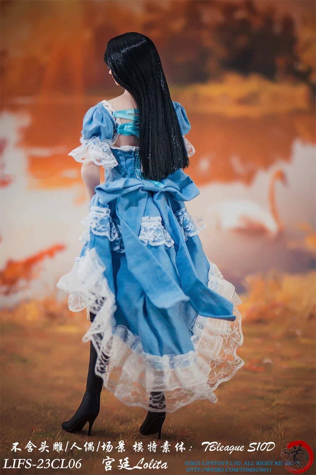 LIFS23CL06 1/6スケール 女性 ロイヤルゴシックスタイル コルセットドレス服 モデルフィット 12インチ TBL PH S10D ソルジャーアクションフィギュア ボディドール