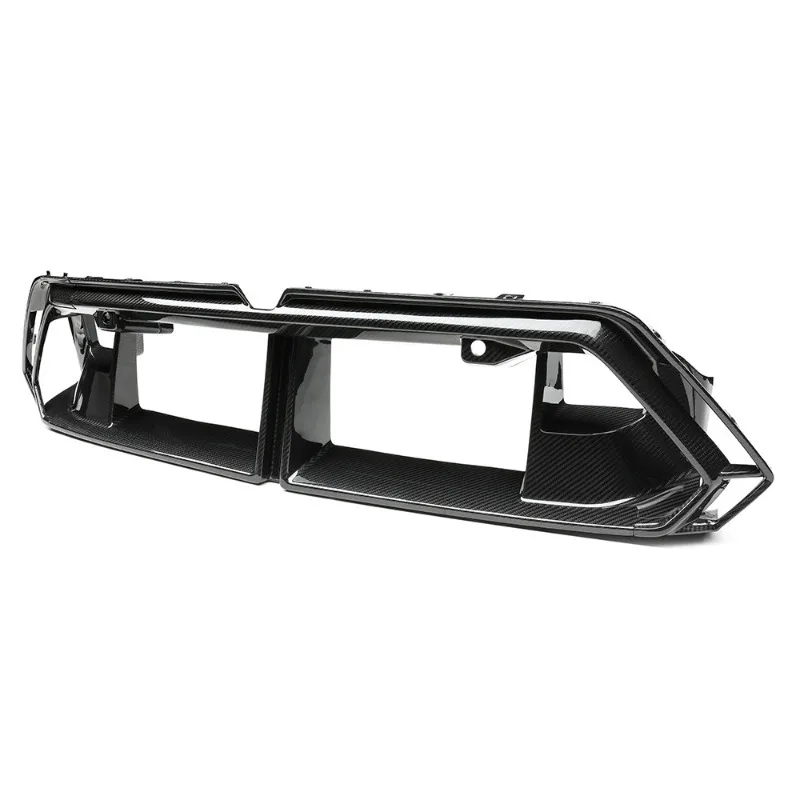 

Carbon fiber lower grille, dry carbon front bar air intake refitted lower middle grid